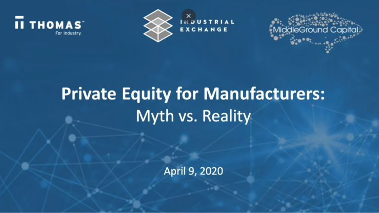 How Can Private Equity Help Manufacturers?