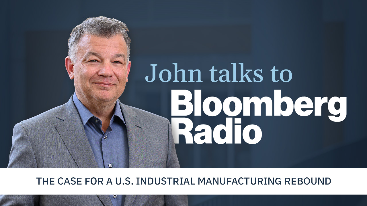 The State of Private Equity and Industrial Manufacturing – John Stewart of MiddleGround Capital on Bloomberg Radio